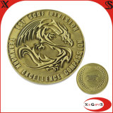 Gold Plating Dragon Challenge Coin