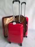 4 Wheel 360 Round Dark Red ABS Luggage