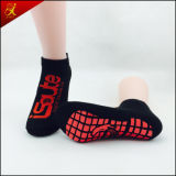 Red Rubber Socks Wear for Trampoline Use