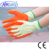 Nmsafety Latex Palm Coated Glove Made in China