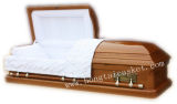 Solid Wooden Casket for Funeral (HT-0218)