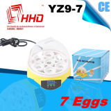 Hot Sale of Mini 7 Eggs Incubator for Hatching (YZ9-7)