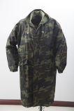 Camouflage Printing Polyester Long Coat