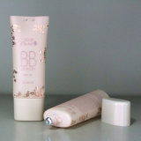 Bb Cream Flat Oval Cosmetic Tubes with Spherical Cover