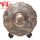 Alloy Metal Souvenir Promotion Plate