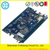 Multilayer Chemical Gold Printed Circuit Board with Blue Soldermask