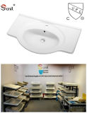 Best Price 85cm Cupc Ceramic Cabinet Bathroom Sink (SN1529-85)