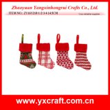 Christmas Decoration (ZY16Y210-1-2-3-4 14.5CM) Holiday Atmosphere Christmas Sock