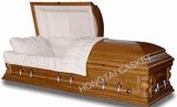 American Style Funeral Wood Casket