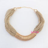 Lady Handmade Metal Necklace Beads Necklace Cn044