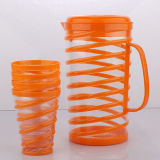 Plastic Water Cooler/ Jug with Cups (LFR2477)