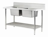 Stainless Steel Double Kitchen Sink (TJ-DSB)