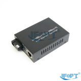 10/100m Fiber to Ethernet Media Converter Sm Single Fiber (WDM) 1310nm/1550nm DFB 80km