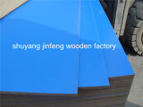 ISO9001: 2008 Solid Color / Sapphire Blue1220*2440mm Melamine MDF