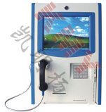Wall Mounted Touch Screen Phone Booth Kiosk