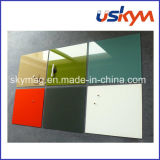 4mm 45X45cm Different Color Magnetic Glass Noticeboard Wipe Board Whiteboard