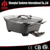 Fh-1403c Electric Aluminum/Stainless Steel Skillet Pan