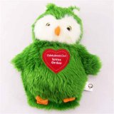 Green Stuffed Puppet Plush Owl Toys