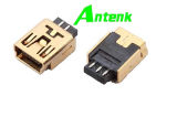 Mini USB Connectors 5p Receptacle Solder B Type