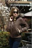 Lady Short Winter Jacket with Lightly Padded