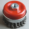 Cup Brush with Nut (65mm~150mm diameter)