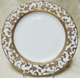 White&Exquisite Lines of Dinner/Porcelain/Plate Set K6895-Y7