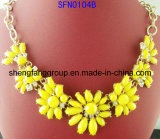 Fashion Alloy Jewelry Flower Accessories Charm Necklace (SFN0104)