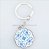Bronze Key Chain with 2c Soft Cloisonne