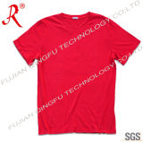 Red Leisure Cotton T-Shirt (QF-208)