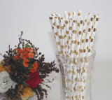 Party Wedding Event Eco-Friendly Foil Paper Drinking Straw