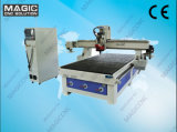 CNC Woodworking Machinery with Two Carousel Tools Changer