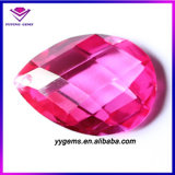 Wuzhou Cubic Zirconia Manufacturer Supply Pear Pink CZ Competitive CZ Price