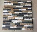 Hebei P018 Mixed Color Slate Wall Cladding /Stone Wall Decor
