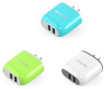 Colorful Portable Slim USB Travel Charger with 3.4A Quick Charge for iPhone