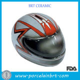Motorcycle Helmets Ceramic Large Piggy Bank