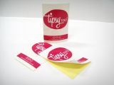 Paper Stickers/ Gloss White Paper Sticker/ Brand Label