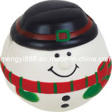 Snowman: 6.7X6.6cm PU Stress Promotion Gifts
