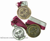 Customized Different Plating Running Winning Event Awards Medal with Ribbon