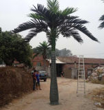 Outdoor Decoration Fiberglass Artificial King Palm Tree