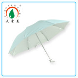 Blue Cheap Wholesale Umbrella with Silver Coating