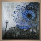 Modern Abstract Flower Oil Painting
