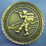 Souvenir Army Challenge Coin with Rope Edge