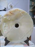 White Jade Bi and Jade Discs for Home Decoration