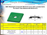 SMC Fiberglass Reinforced Plastic Composite Watertight Manhole Cover