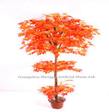 1.7 Meters Artificial Maple Bonsai Tree with Red Leaves (PSJ247)