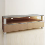 Glass and Wood Mixed TV Stands (M802)