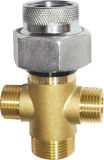 Brass and Iron Tee Ferrous Fitting (a. 0387)