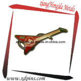Custom Offset Printing Guitar Metal Pin Badge (B2-8)