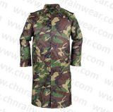 Polyester Military Camouflage Rain Coat with PU Coating