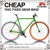 Cheap Hi-Ten 700c Fixed Gear Bicycle with Front and Rear Caliper (ADS-7050S)